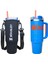 30 OZ 887 ML QUENCHER PİPETLİ KULPLU Neopren Termos Kılıfı Ve Omuz Askısı 3