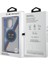 Apple iPhone 16 Pro Max Kılıf Bmw Lisanslı Magsafe Özellik M Logo Üç Renk Çizgi Motorsport Circle Lacivert 5