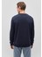 Erkek Bisiklet Yaka Lacivert Sweatshirt 065751-29743 4