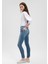 Tess Gold Premium İndigo Mavisi Jean Pantolon100328-84205 2