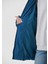 Kapitone Kapüşonlu Mavi Şişme Mont1110218-70789 5