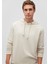 Mavi Logo Baskılı Kapüşonlu Bej Sweatshirt 065606-70134 1