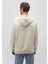 Mavi Logo Baskılı Kapüşonlu Bej Sweatshirt 065606-70134 4