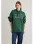 Mavi Logo Baskılı Kapüşonlu Yeşil Sweatshirt 1600361-71892 3