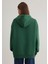 Mavi Logo Baskılı Kapüşonlu Yeşil Sweatshirt 1600361-71892 5