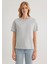 Gri Basic Tişört 1600965-70075 4