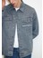Loran Premium Blue Puslu Açık Gri Jean CEKET0110003-86615 5