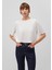 Lux Touch Tencel TM Beyaz Modal Basic Crop Tişört 1612231-70057 2