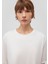 Lux Touch Tencel TM Beyaz Modal Basic Crop Tişört 1612231-70057 5
