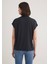 Lux Touch TENCEL TM V Yaka Siyah Modal Tişört 1612250-900 5