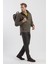 Haki Comfort Fit Dik Yaka Spor Mont 3