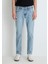 Jake Classic Denim Puslu Açık Mavi Jean Pantolon 0042286799 3