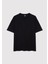 2li Oversize Siyah Basic Tişört Seti 4