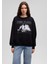 Pink Floyd Baskılı Siyah Sweatshirt1S10113-900 3