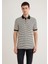 Mavi Black Çizgili Polo Tişört 0611843-70055 3