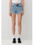 Rosie 90lar Gölgeli İndigo Mavisi Jean Şort1447487078 4