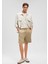 TENCEL TM Lyocell Kahverengi Şort 0410010-70203 1