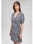Çiçek Baskılı Dokuma Elbise1310482-87003 2