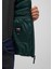 Dik Yaka Yeşil Şişme Mont 0110016-85173 5