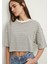 Çizgili Crop Tişört 1612700-85308 1