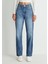 Savannah Recycled Blue Parçalı Jean Pantolon 1010616-87976 5
