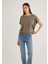 Lux Touch TENCEL TM Yeşil Modal Basic Tişört 167245-86961 1