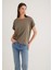 Lux Touch TENCEL TM Yeşil Modal Basic Tişört 167245-86961 2