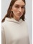 Kapüşonlu Bej Sweatshirt 1S10191-70143 5