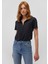Lux Touch TENCEL TM Siyah Modal Polo Tişört 1612695-900 2
