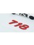Porsche 718 Bagaj 3M 3D Kırmızı Abs Yazı Logo Amblem 3