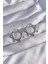 316L Çelik Gümüş Renk Topçuk Tasarımlı Oval Küpe - TJ-BKP9043 1