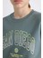 Erkek Çocuk Bisiklet Yaka Baskılı Sweatshirt D3031A824WN 4