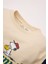 Erkek Bebek Snoopy Bisiklet Yaka İçi Yumuşak Tüylü İnce Sweatshirt D4609A524AU 2