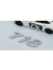 Porsche 718 Bagaj 3M 3D Gri Abs Yazı Logo Amblem 3