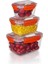 3'lü Master Dikdörtgen Saklama Kabı (400 ml - 800 ml - 1400 Ml) 4