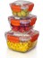 3'lü Set Master Kare Saklama Kabı (275 ml - 500 ml - 900 Ml) 2