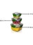 3'lü Set Master Kare Saklama Kabı (275 ml - 500 ml - 900 Ml) 4