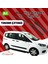 Ford Tourneo Courier 2012 - 2023 - Gri - Siyah - Renk - Alüminyum Orijinal Üst Port Bagaj Tavan Çıtası 4