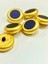 Kaban Kürk Manto Düğmesi / Italyan Düğme 6 Lı Set / Mat Gold Lacivert 3 cm /M010 2