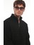 Siyah Kapitone Detaylı Yarım Fermuarlı Regular Fit Sweatshirt- 2326 3