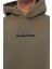 Haki Sırtı Etnik Baskılı Kapüşonlu Üç Iplik Oversize SWEATSHIRT-2438 3
