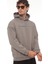 Füme Sırt Şeritli Kapüşonlu Üç Iplik Oversize SWEATSHIRT-2437 3