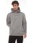 Füme Kapüşon Baskılı Üç Iplik Oversize Sweatshirt- 2440 5