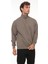 Vizon Jakarlı Kapitone Fermuarlı Regular Fit Sweatshirt- 2439 1