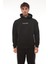 Siyah Sırtı Etnik Baskılı Kapüşonlu Üç Iplik Oversize SWEATSHIRT-2438 3
