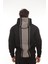 Siyah Sırt Şeritli Kapüşonlu Üç Iplik Oversize SWEATSHIRT-2437 4