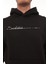 Siyah Sırt Şeritli Kapüşonlu Üç Iplik Oversize SWEATSHIRT-2437 5