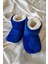 Peluş Bebek Tüylü Kaymaz Taban Patik 0-12 Ay Panduf 1