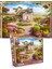 2 Adet 1000 Parça Puzzle - Toscana ve Portofino 2