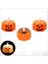 Halloween bal kabağı led mum, 5 cm x 3 adet 1